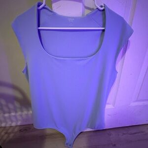 Express Women's Light Blue Bodysuit